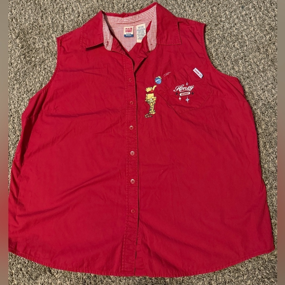 Vintage Disney Main Street Winnie the Pooh Vest